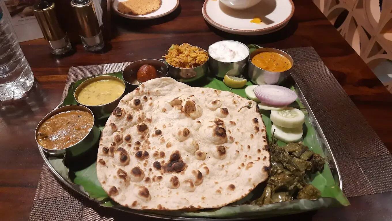 Thali served at Dakshina Heritage